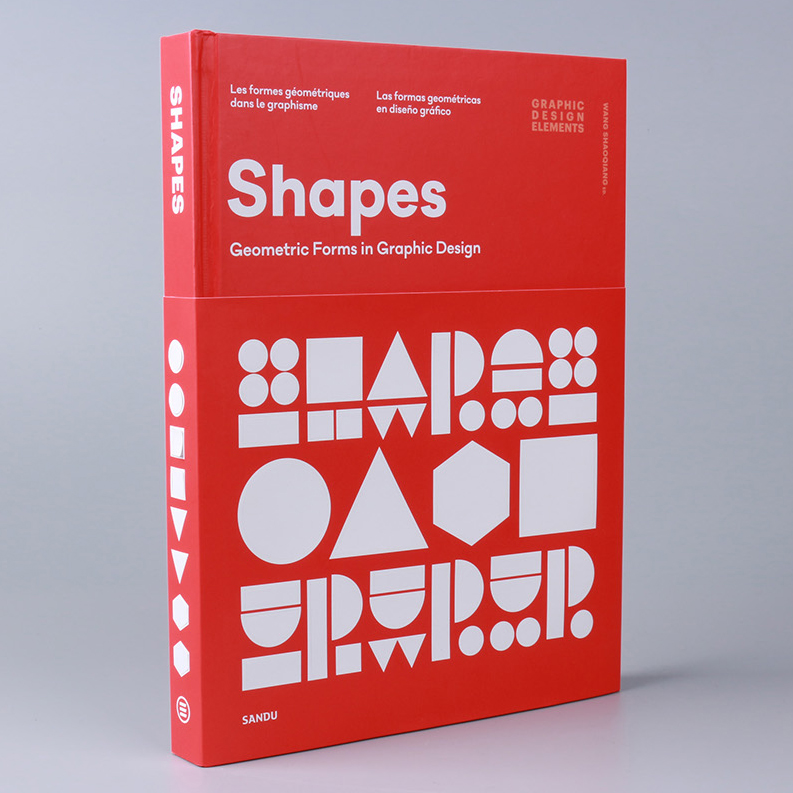 英文原版书籍 Shapes有形 海报平面品牌广告包装logo字体设计作品集案例素材书籍 几何图形在平面设计中的运用