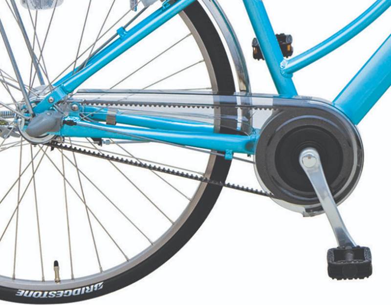 全新日本普利司通皮带自行车专用链罩塑脂透明链罩配件