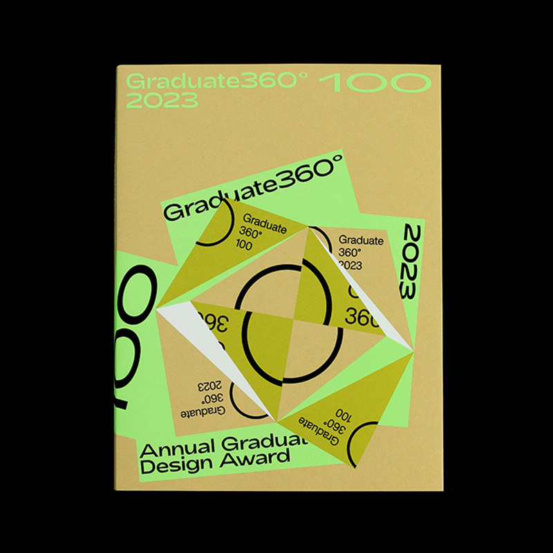 Graduate360 2023年度毕业设计年鉴 收录70多所知名院校毕设作品 品牌包装字体海报设计毕业设计作品