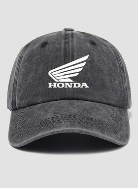雅马哈川崎本田铃木可定制摩托机车赛车标志帽子棒球帽男女中