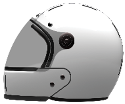 高档VELDT碳纤维复古头盔凯旋哈雷拿铁杜卡迪摩托车骑行全盔组合