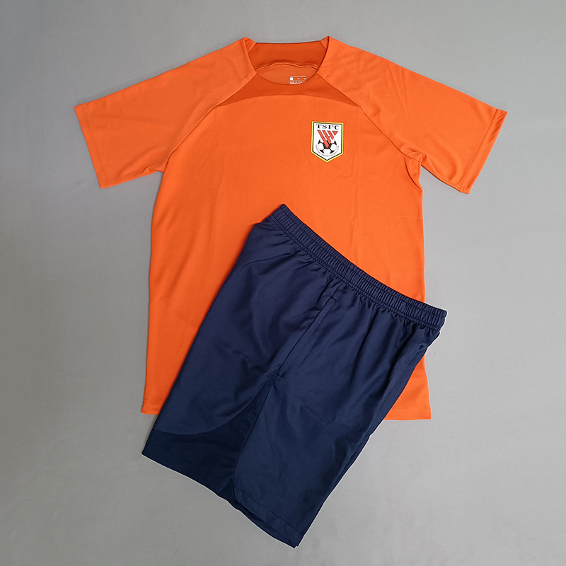 2023赛季中超山东泰山足球训练服套装夏季短袖运动T恤鲁能球衣