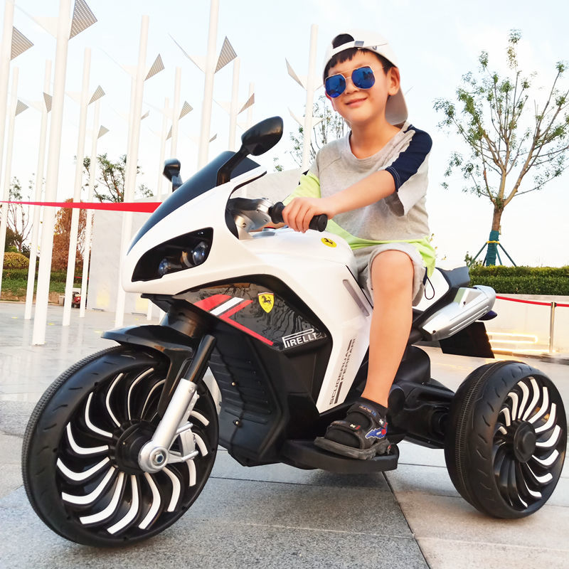 儿童电动摩托车男孩玩具3-6-7-10岁小孩三轮车充电摩托大号可坐人