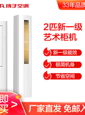 YAIR/扬子空调大2匹新一级变频立式艺术柜机冷暖家用节能省电3匹P