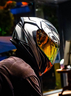 艾狮头盔摩托车男女新国标全盔电动车个性四季夏季蓝牙机车3C认证