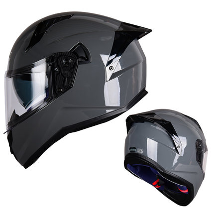 SBK 摩托车头盔3C认证双镜片全盔男女机车骑行四季骑士半盔防护