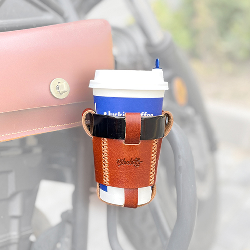 Pjbaboo摩托车复古水杯架自行车水壶架专用水杯咖啡杯架奶茶架