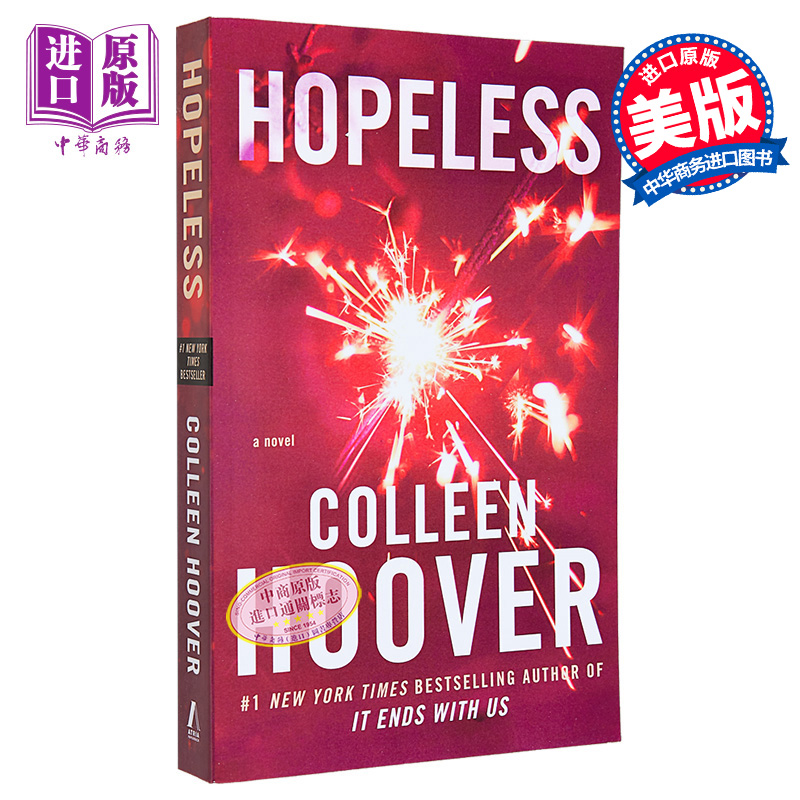 现货 绝望 Hopeless 英文原版 英文原版 Colleen Hoover 青春爱情小说 关于背叛 忠诚 谎言【中商原版】