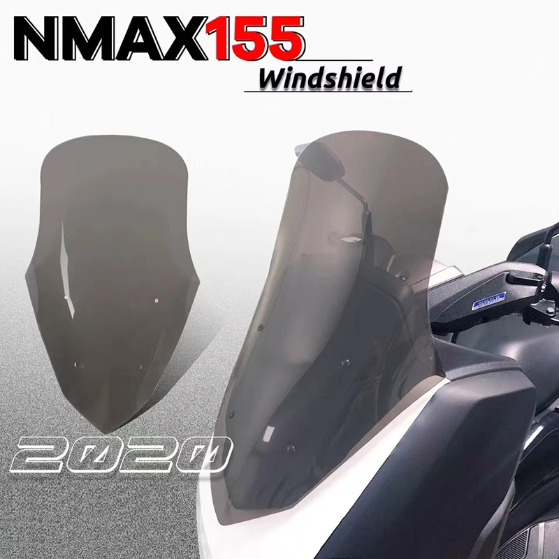适用于雅马哈20-23款NMAX155改装挡风玻璃导流罩摩托车护胸挡风板