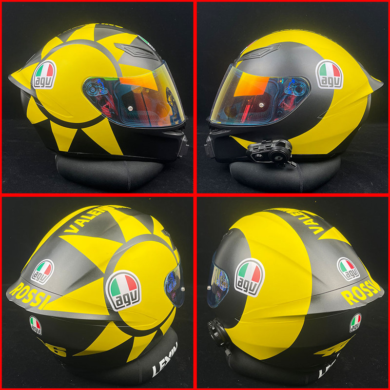 摩托车头盔贴纸防水AGV K5 PISTA SHOEI X14 Z8通用日月罗拉版画