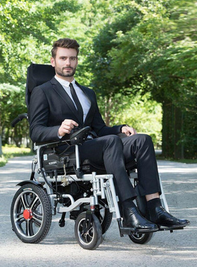 电动轮椅旅游专用老人残疾年轻人长续航可折叠轻便上班四轮代步车