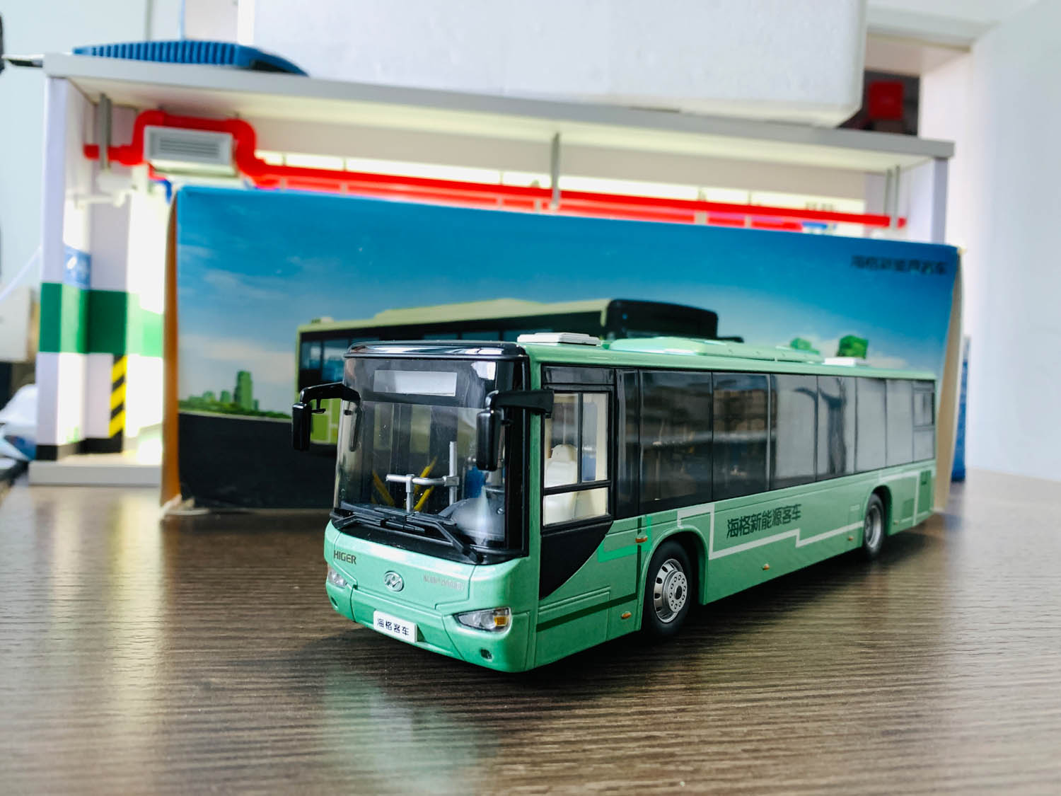 海格公交车模型图片