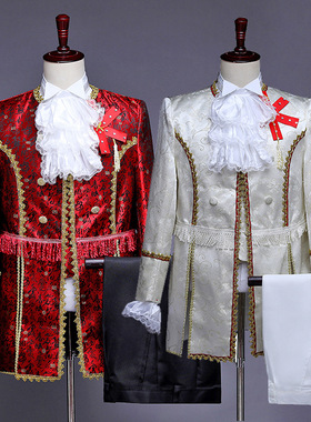 欧洲英国王子表演服欧式复古宫廷男装礼服舞台歌话剧贵族演出服装