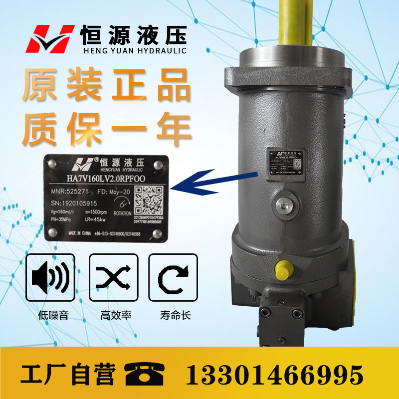 恒源液压HA7V160LV2.0RPF00/A7V117/107打包机斜轴柱塞泵锻造厂泵