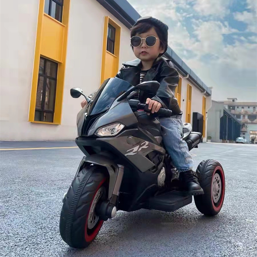 新款儿童电动摩托车带电动童车摩托跑车大号童车男女小孩可坐人