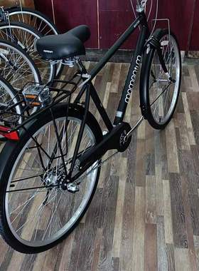 捷安特莫曼顿城市自行车男式内三速轻便休闲单车