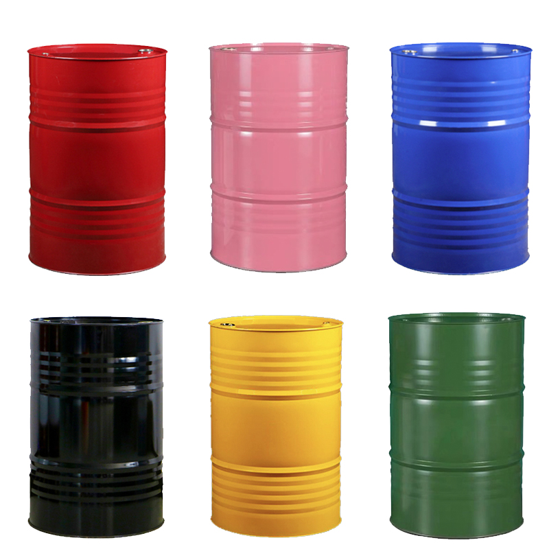 新品粉色油桶柴油桶汽油桶润滑油包装桶摆设N装饰涂鸦大铁桶道具