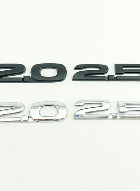 马自达3昂克赛拉 6阿特兹车标2.0 2.5排量标 后备尾箱金属贴标志