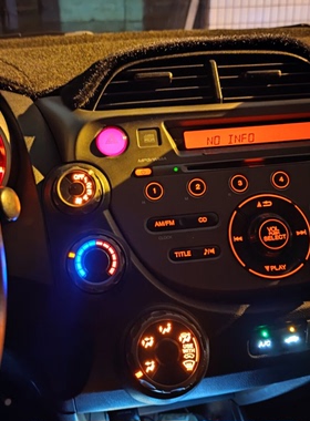 适合本田一代二代飞度锋范哥瑞XRV缤智空调旋纽灯AC按键灯排挡灯
