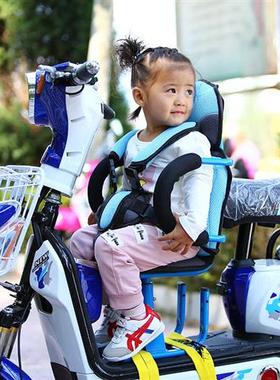 电动车儿童座椅前置摩托踏板车自行车小宝宝安全座椅踏板车座椅