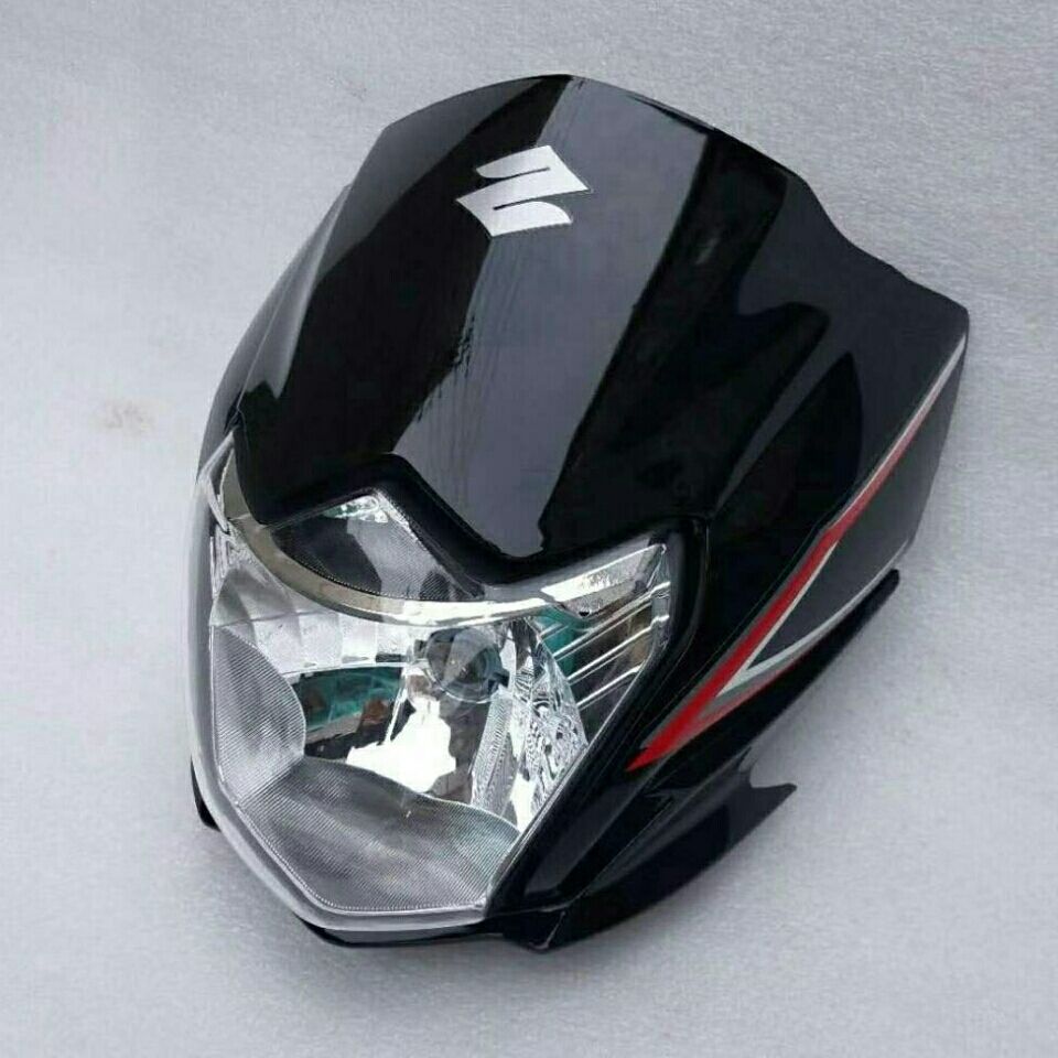 大灯轻骑铃木摩托车配件悍骏GR150导流罩头罩 壳罩 玻璃 前脸