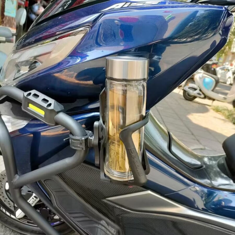 免打孔踏板电瓶摩托车专用水杯支架电动自行车水壶架单车骑行通用