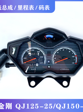 适用于钱江超金刚摩托车配件 QJ125-25/QJ150-25仪表总成 里程表