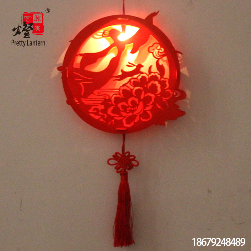 中秋节幼儿园儿童手提发光小灯笼创意玩具 手工制作自制diy材料包