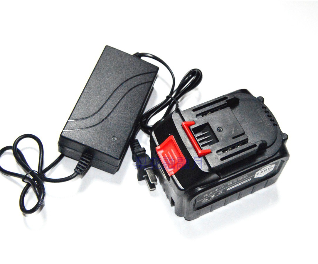 贝力斯 罗凯特21V割草机电链锯扳手角磨机电动工具锂电池充电器