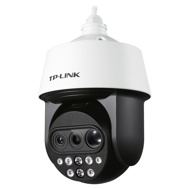 普联tplink有线摄影头全彩光学变焦高清监控高速球形摄像机5415X