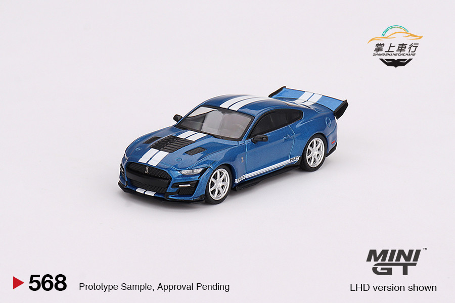 MINIGT #568 福特谢尔比Shelby GT500 蓝色合金汽车模型1:64