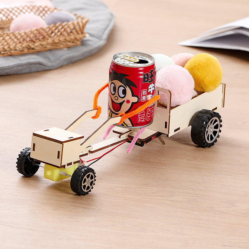 手扶拖拉机科技制作小发明手工作品diy材料儿童创意科学拼装益智