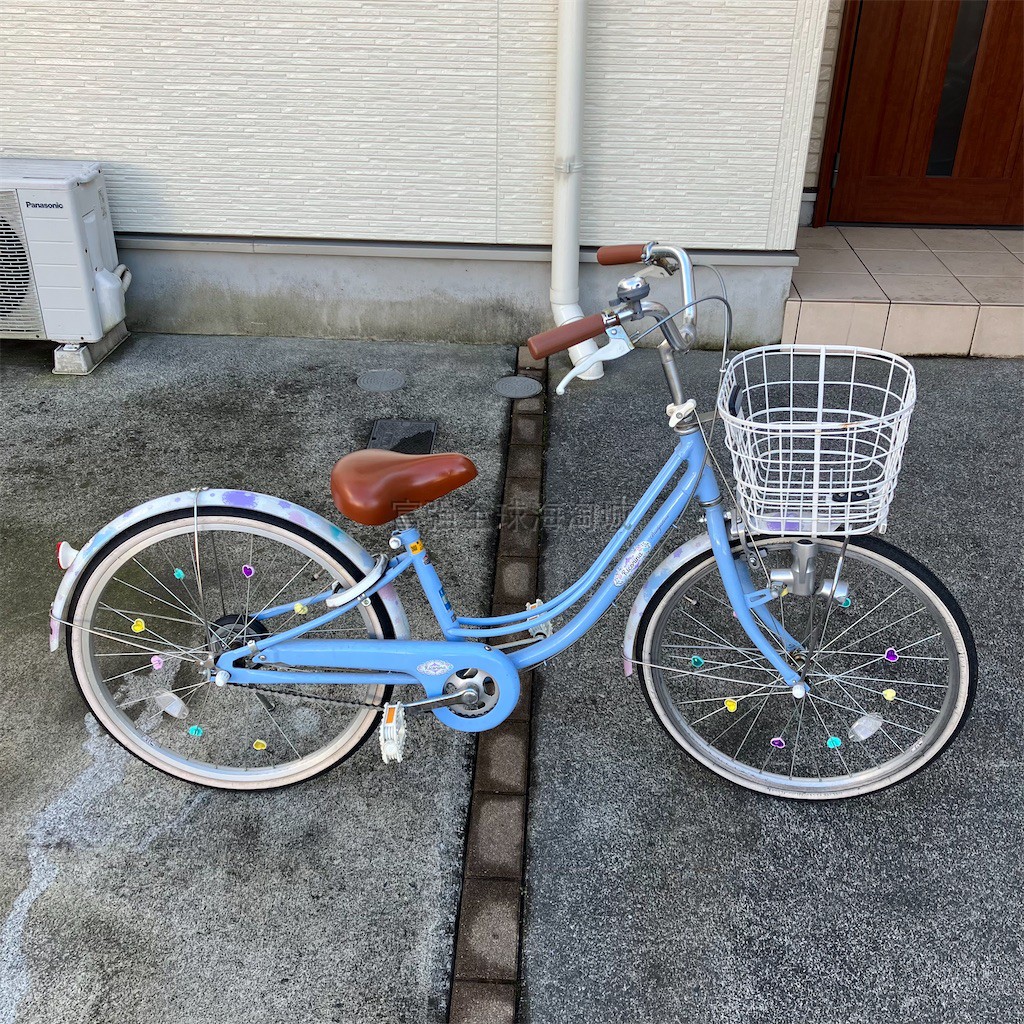 日本直送普利司通单速波浪形刹车反光脚踏板青少年自行车Ricorina
