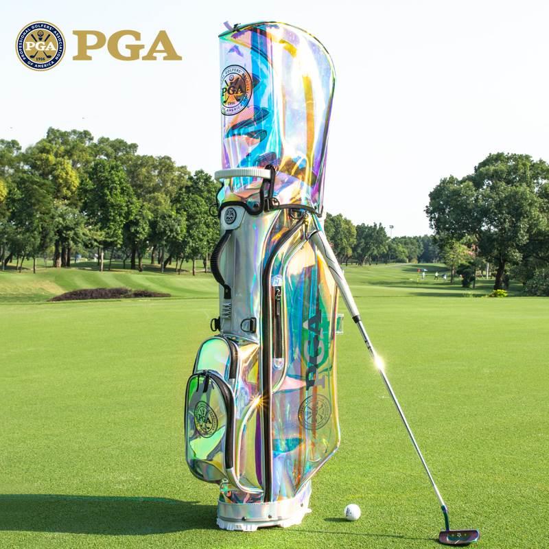美国高尔夫球包女401011便士支架包炫彩透明水轻量携式球杆防袋