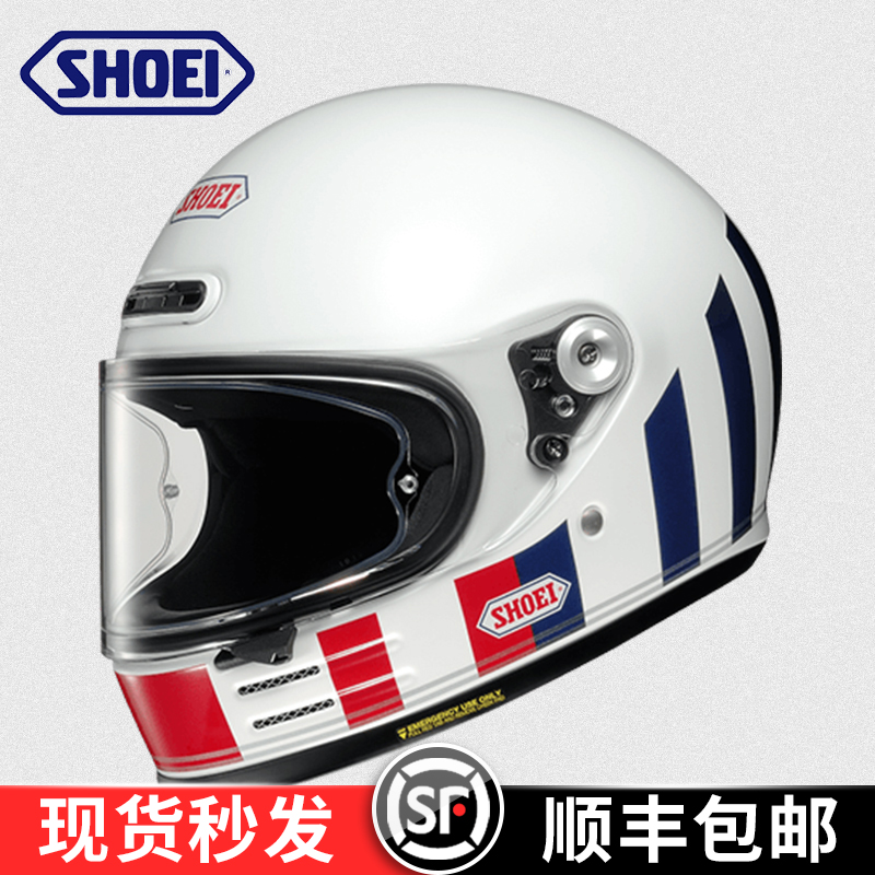 日本正品 SHOEI Glamster 哈雷摩托车骑行头盔机车跑盔复古全盔