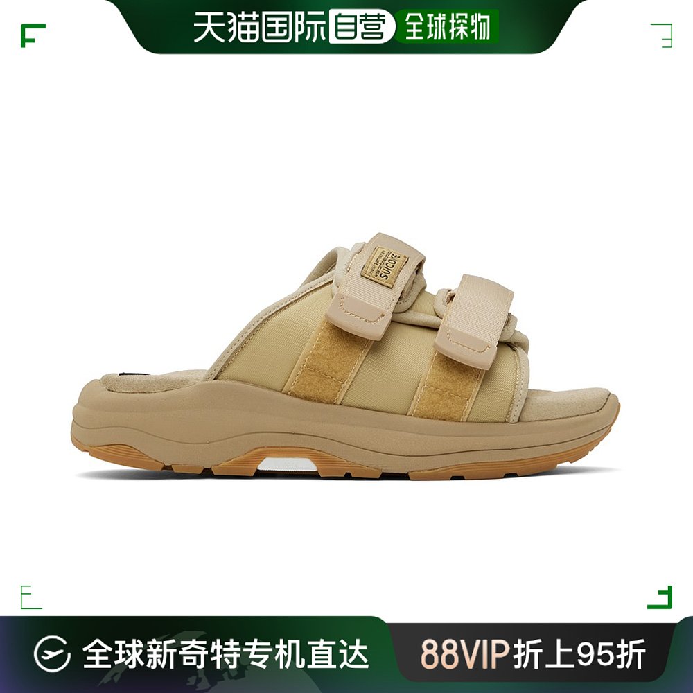 香港直邮潮奢 Suicoke 男士驼色 MOTO-Run 凉鞋