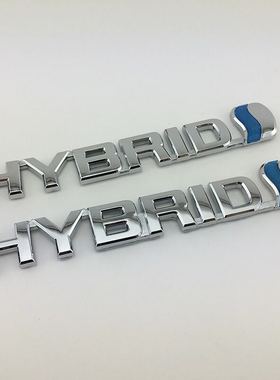 适用于丰田混合动力车标卡罗拉雷凌凯美瑞HYBRID标志英文字母标志