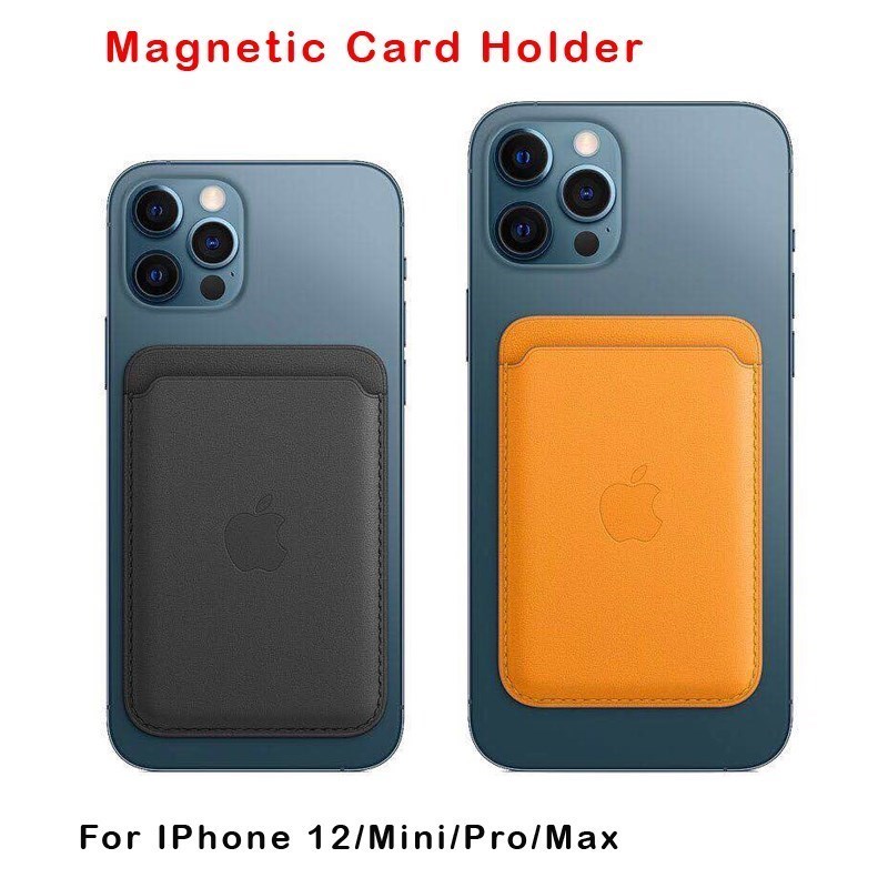 新品With LOGO MagSafe Case For iPhone 12 Pro Max Card Bag Ma