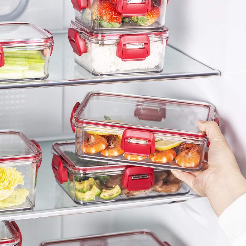 厨房水果蔬菜保鲜盒冷冻室储存密封盒食品级家用分类冰箱收纳盒