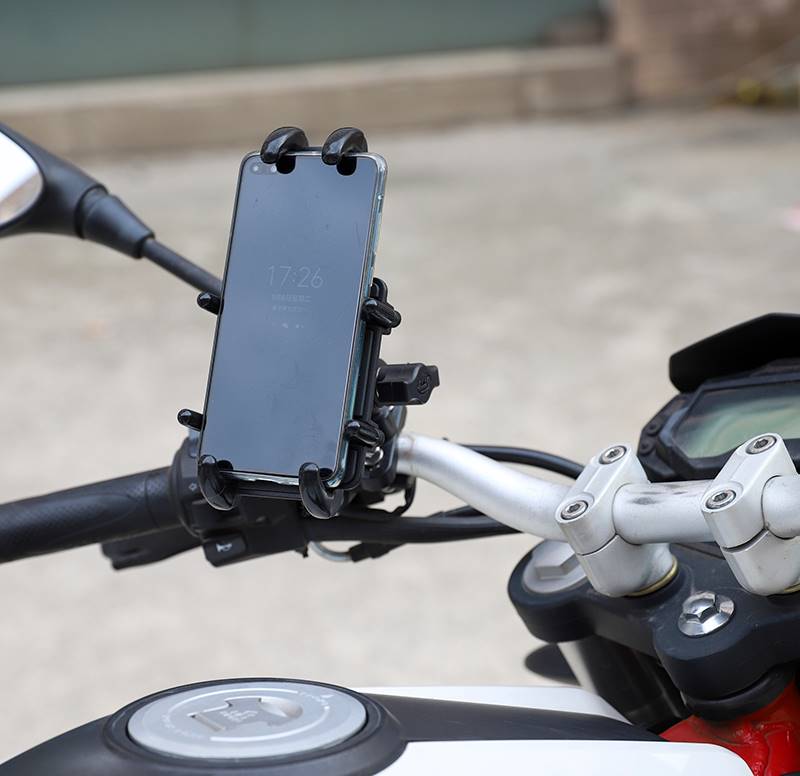 适用宗申赛科龙RA2摩托车改装铝合金手机支架外卖导航摩旅行配件