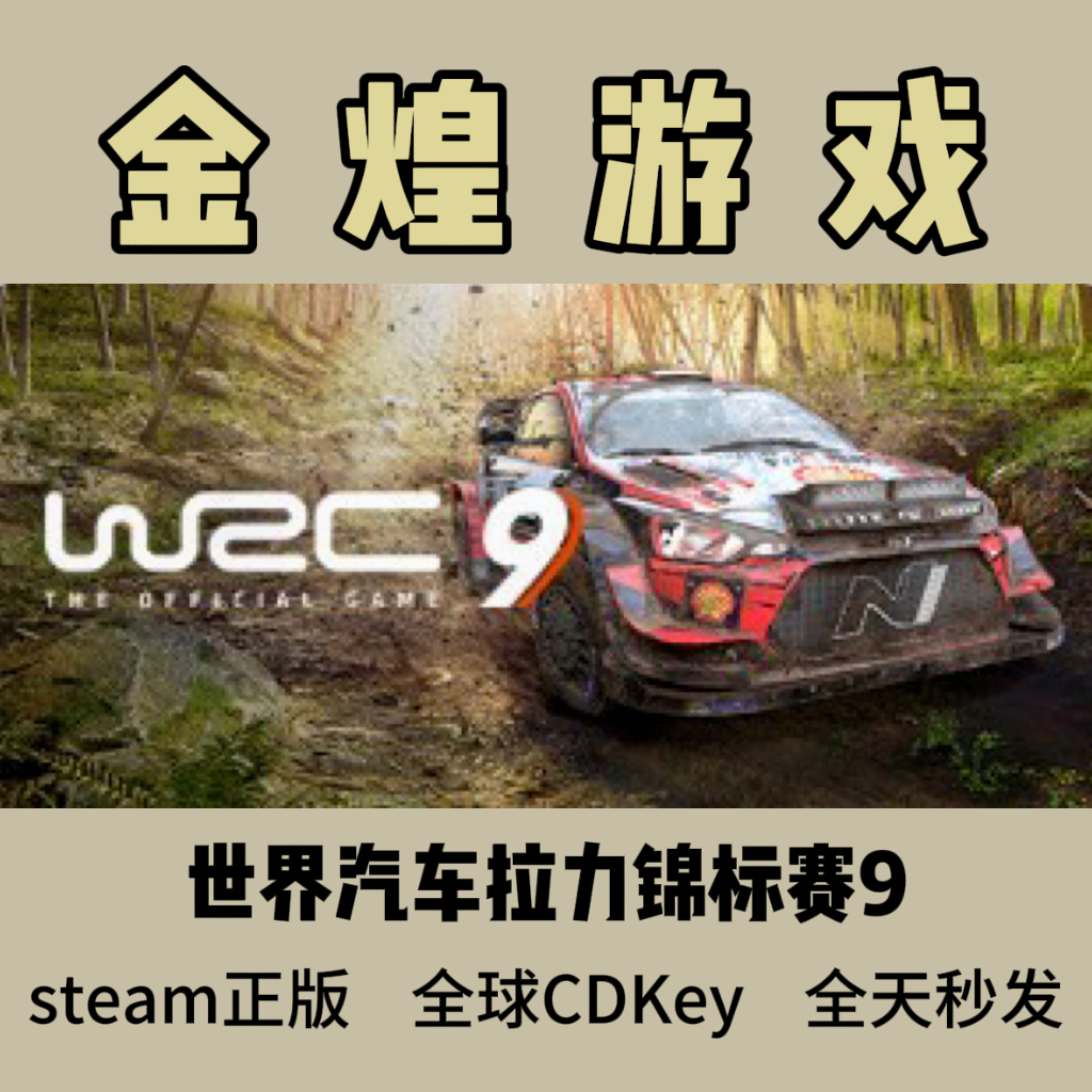 世界汽车拉力锦标赛9 Steam正版CDK WRC 9 国区 全球 激活码 赛车