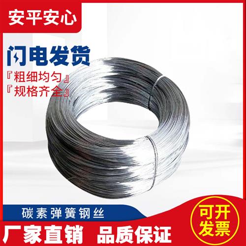钢丝黑色硬质钢丝0.5-3.0MM碳素钢丝线单股穿线用硬态雾面钢丝绳