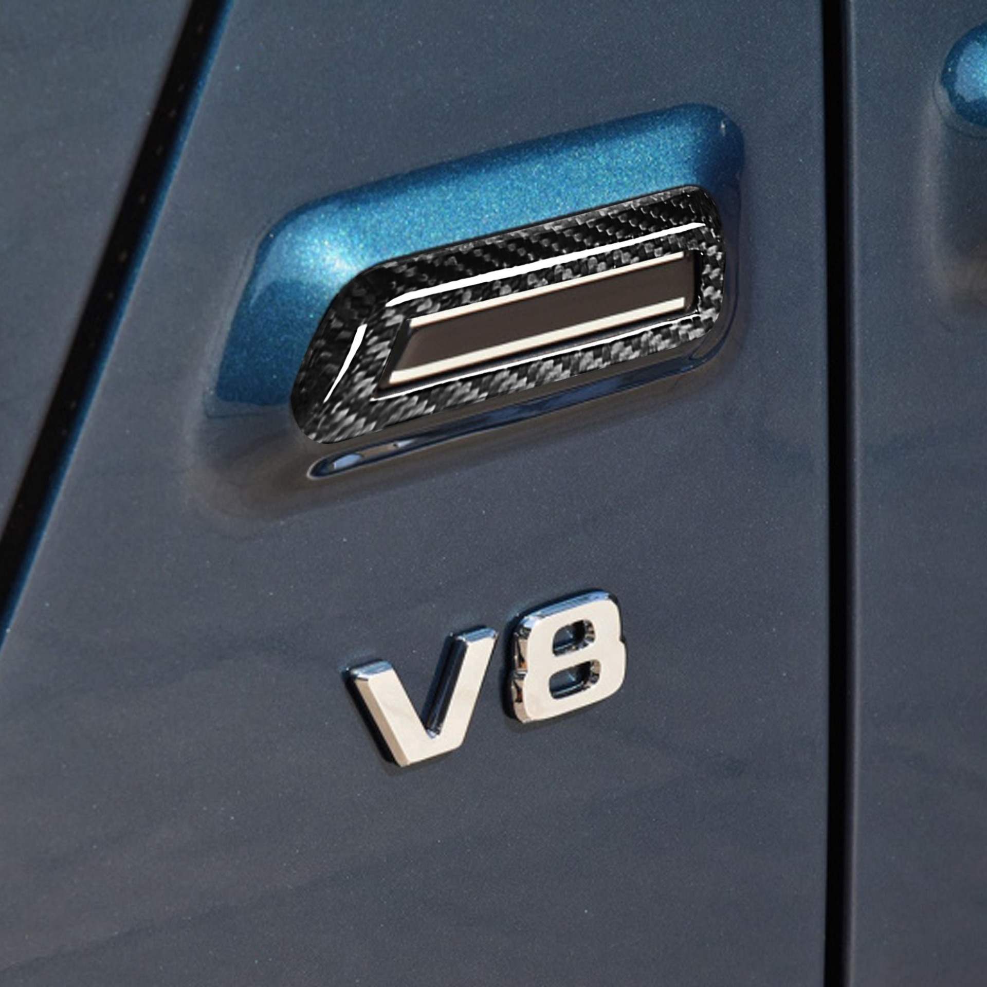 适用奔驰G级W464巴博斯brabus碳纤维外车身镂空饰条汽车改装配件