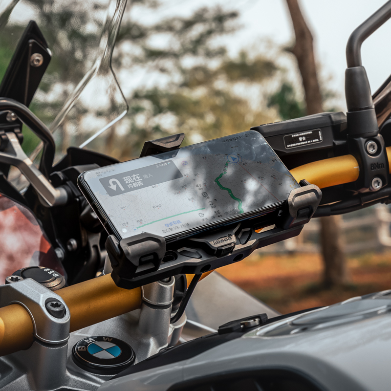 新品萝卜摩托车手机导航支架防震防抖防盗充电骑行摩旅装备