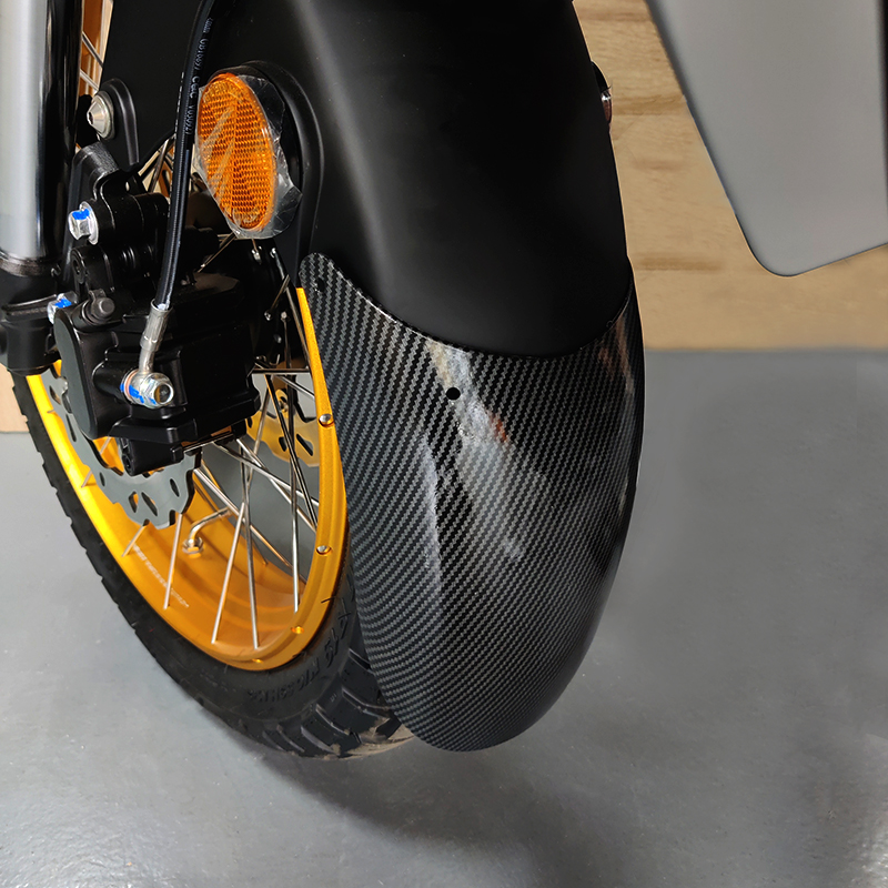 适用凯越525X 500X 400X改装摩托车前泥瓦前挡泥板加长加宽挡水板
