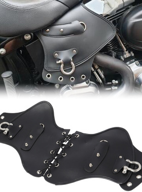 适用哈雷印第AN摩托车CM300隔热垫 护腿排气管发动机防烫隔热垫