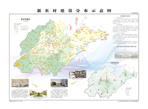 山东省新农村建设分布示意图2地图交通水系地形河流行政区划湖泊