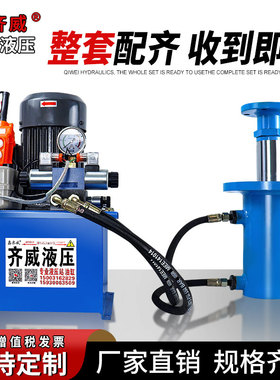 液压泵站压力机整套液压系统油泵液压油缸打包机 压力机 电动油泵