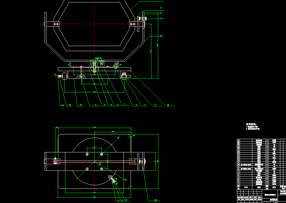 FM摩托车发动机装配线设计2D图机械CAD素材