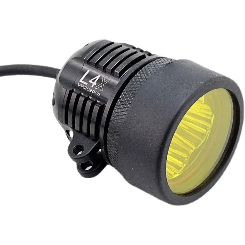 摩托车射灯灯罩电动车LED大灯灯罩黄色镜片雾灯镜片变光灯罩62MM